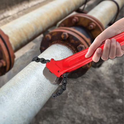 VEVOR 36" buiskettingsleutel, stalen ratelsleutel, 30" ketting, 7,5" capaciteit