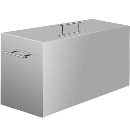 VEVOR waterbadkan, 15L kookplaat, kokend waterkan met 2 inmaakrekken, voedselveilige 304 roestvrijstalen voorraadpot, geborstelde platte bodemblik