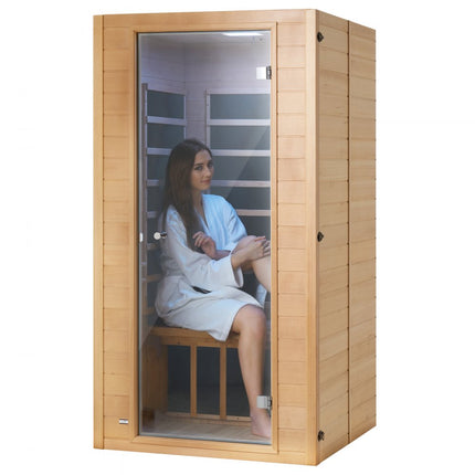VEVOR infraroodcabine infraroodsauna warmtecabine saunacabine 1-2 personen 1400W