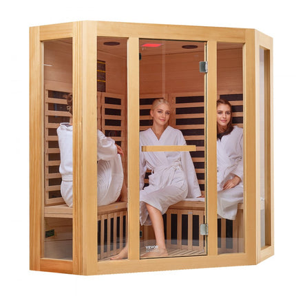 VEVOR infraroodcabine infraroodsauna warmtecabine saunacabine 3-4 personen 2470W