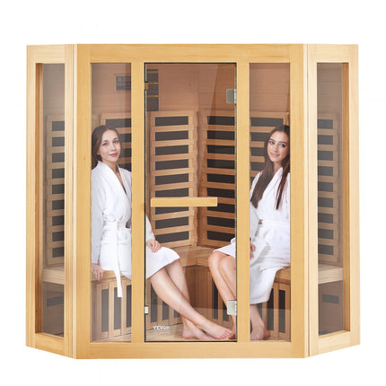VEVOR infraroodcabine infraroodsauna warmtecabine saunacabine 3-4 personen 2470W