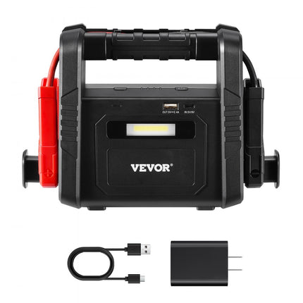 VEVOR auto-starthulp 4000A 88,8Wh lithium booster auto-starthulp powerbank