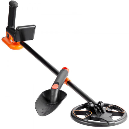 VEVOR Metaaldetector Kit voor Kinderen Multifunctionele Professionele Metaaldetector met 2 Modi Waterdichte 6" Diepere Spoel met Schop en Draagtas