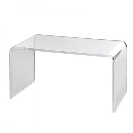 VEVOR bijzettafel 813 x 401 x 414 mm, U-vormige acryl tafel bijzettafel, transparante salontafel voor drankjes, eten, snacks, gebruikt in woonkamer, slaapkamer, studeerkamer, etc.