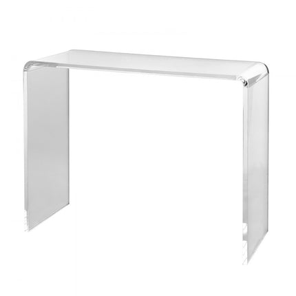 VEVOR U-vormige bijzettafel 964 x 381 x 740 mm, U-vormige acryltafel bijzettafel, transparante salontafel voor drankjes, eten, snacks, gebruikt in woonkamer, slaapkamer, studeerkamer, etc.