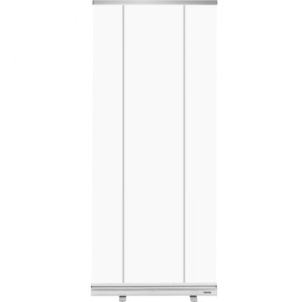 VEVOR Posterstandaard 121x200 cm vloerstaande niebescherming transparante speekselbescherming scheidingswand draagbaar oprolbare niebescherming