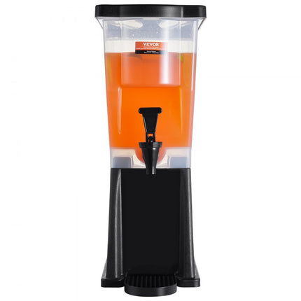VEVOR Drankdispenser, 11L Waterdispenser Drankdispenser voor feesten, Kunststof sapdispenser met staand kraandeksel, Ijsthee Limonadesap Waterdispenser, voor restaurants, hotels, feesten, enz.