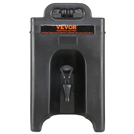 VEVOR Dispenser voor warme en koude dranken Drankendispenser 9,5 L, LDPE Heet- en koudwaterfontein Grote drankendispenser met kraan voor koffie, koude melk, water, sap etc. Geïsoleerde kan 1-2 personen