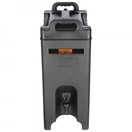 VEVOR Dispenser voor warme en koude dranken Drankendispenser 18,9 L, LDPE Heet- en koudwaterfontein Grote drankendispenser met kraan voor koffie, koude melk, water, sap etc. Geïsoleerde kan 1-2 personen
