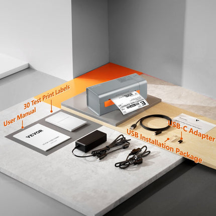 VEVOR Label Printer labelprinter meervoudige printer labelprinter 2030DPI labelprinter