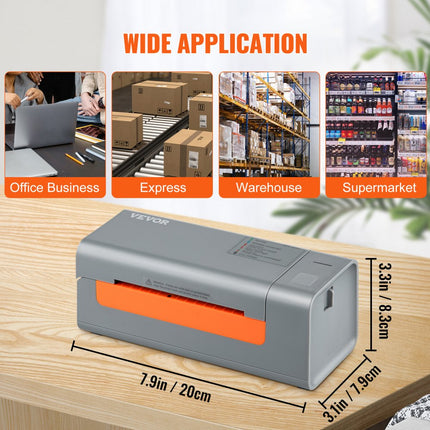VEVOR Label Printer labelprinter meervoudige printer labelprinter 2030DPI labelprinter