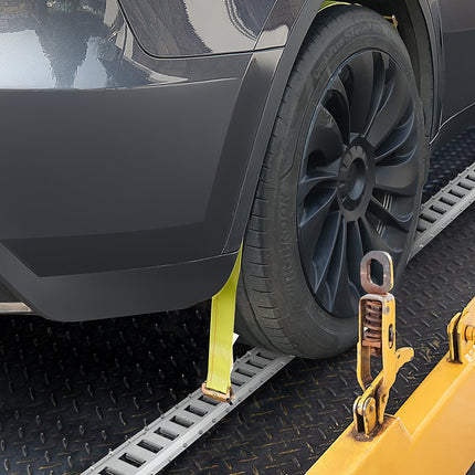 VEVOR Spanbanden E-Track-ratelriemen 34 Stuks 1,52m Transportrail Ankerrail Zilver