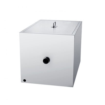 VEVOR commerciële vetafscheider, 40 lbs vetafscheider, zij-inlaatafscheider, roestvrijstalen onder gootsteen vetafscheider, 9,96 GPM / min afvalwaterolie-waterafscheider, voor restaurant etc.