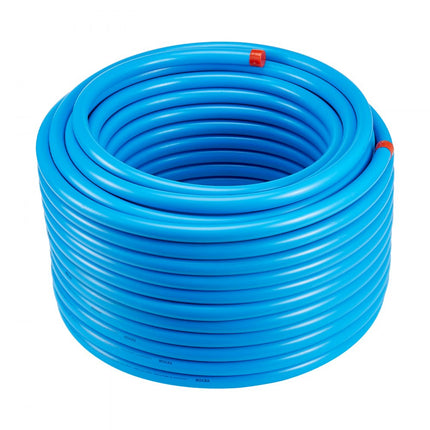 VEVOR luchtcompressorleidingset 3/4" x 200ft HDPE aluminium luchtleidingsysteem blauw