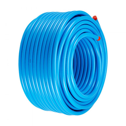 VEVOR luchtcompressorleidingset 3/4" x 300ft HDPE/aluminium luchtleidingsysteem blauw