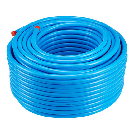 VEVOR luchtcompressorleidingset 3/4" x 300ft HDPE/aluminium luchtleidingsysteem blauw