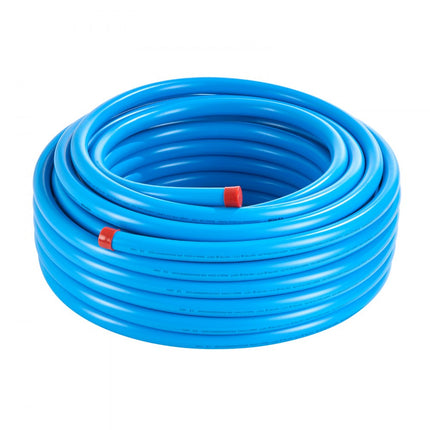 VEVOR luchtcompressorleidingset 3/4" x 100ft HDPE/aluminium luchtleidingsysteem blauw
