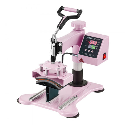 VEVOR Warmtepers Transferpers 30x38cm 5 in 1 Tumbler Press T-shirts Roze