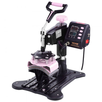 VEVOR Warmtepers Transferpers 29x38cm 5 in 1 Tumbler Press T-shirts Roze