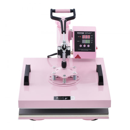 VEVOR Warmtepers Transferpers 38x38cm 8 in 1 Tumbler Press T-shirts Roze