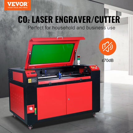 VEVOR Lasergraveermachine Graveerapparaat 100W CO2-lasergraveermachine 600x900mm lasersnijdende lasergraveur