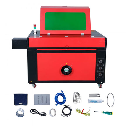 VEVOR Lasergraveermachine Graveerapparaat 100W CO2-lasergraveermachine 600x900mm lasersnijdende lasergraveur