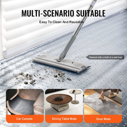 VEVOR tapijtbescherming huisdieren katten 61 x 1,83 m krasbestendige krasstopper PVC