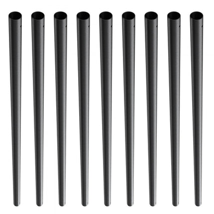 VEVOR Metalen trapbalusters 19x19x810mm lange decoratieve aluminium balustrades 101 stuks dekbalusters met schroeven Klassieke holle terrasleuning