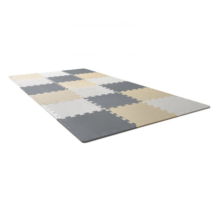 VEVOR puzzelvloer speelkleed foam EVA tegels 16 stuks 315x315mm speelkleed