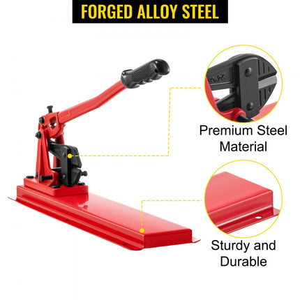 VEVOR tafelpersgereedschap, draadkabelpersgereedschap met krimpkabelboutsnijkop