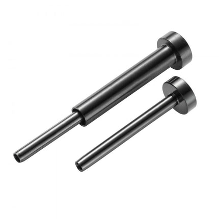 VEVOR 40-pack onzichtbare kabelrailset, T316 roestvrij staal 1/8" onzichtbare ontvanger en drukboutuiteinde voor kabelrailing, drukspanner 1/8" voor houten/metalen palen, zwart