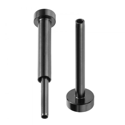 VEVOR 40-pack onzichtbare kabelrailset, T316 roestvrij staal 1/8" onzichtbare ontvanger en drukboutuiteinde voor kabelrailing, drukspanner 1/8" voor houten/metalen palen, zwart