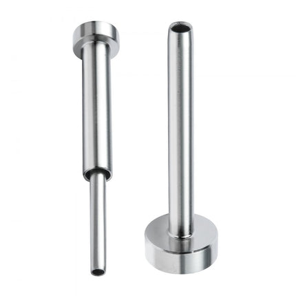 VEVOR 20-pack onzichtbare kabelrailset T316 roestvrij staal 1/8" onzichtbare houder en boutuiteinde voor kabelrailing spanner 1/8" voor houten/metalen palen Kabelrailbeslag zilver