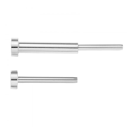 VEVOR 20-pack onzichtbare kabelrailset T316 roestvrij staal 1/8" onzichtbare houder en boutuiteinde voor kabelrailing spanner 1/8" voor houten/metalen palen Kabelrailbeslag zilver