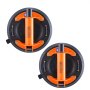 VEVOR set van 2 zuigheffers gemaakt van NBR glasheffer φ203mm vacuümheffer draagvermogen 99-278kg glazen zuignap bedrijfstemperatuur -20-60℃ platenheffer vacuümzuignap met ABS handvat incl. opbergdoos handschoenen