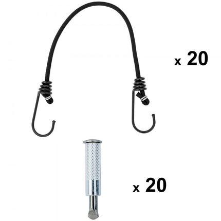 VEVOR Zwembadafdekking met Groen Afmeting 3,5 x 6 m Afdekking voor Buitenzwembad Zwembadafmetingen 3,2 x 5,7 m Zwembad Afdekzeil, Rechthoekige Afdekking van Ingegraven Zwembad voor Home, Garden, Hotel