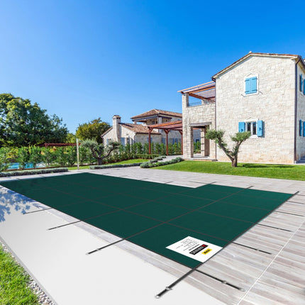 VEVOR zwembadafdekking rechthoekig afdekzeil PP veiligheidsafdekking 10,36m