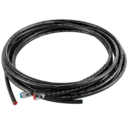 VEVOR Hydraulische buitenboordstuurset 300 pk Hydraulische stuurset Helmpomp Hydraulische bootstuurset met 22ft hydraulische stuurslang voor bootstuursysteem