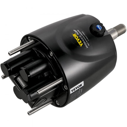 VEVOR Hydraulische buitenboordstuurset 300 pk Hydraulische stuurset Helmpomp Hydraulische bootstuurset met 22ft hydraulische stuurslang voor bootstuursysteem