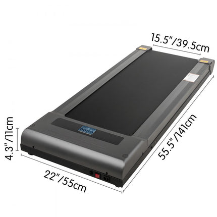 Loopband onder bureau LED digitaal display Opvouwbaar fitnessapparaat 500W