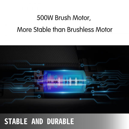 Loopband onder bureau LED digitaal display met leuning Office Home 550W