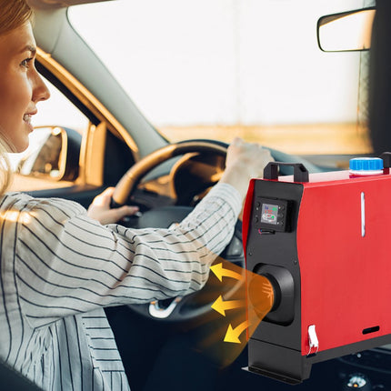 VEVOR Diesel Verwarmer 12V Diesel-luchtverwarmer Uitlaat 8KW Diesel-luchtverwarmer met afstandsbediening & LCD-thermostaatmonitor voor autotrucks