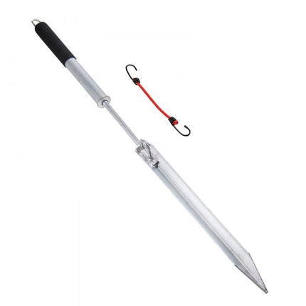 VEVOR Boot Sandspike-ankerstang, 985 mm gegalvaniseerd koolstofstaal schuifanker, Shore Spike, zelfhamerend strandspike-anker voor kleine boten, jetski's, pontons, kajaks enz.