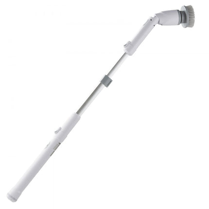 VEVOR Elektrische Reinigingsborstel 2 Modi 280 & 380 RPM, Verstelbaar met 4 Verwisselbare Opzetborstels & Verstelbare Verlenggreep 1055-1190mm, Waterdicht 90°, 135° & 180° Hoek, Badkamer