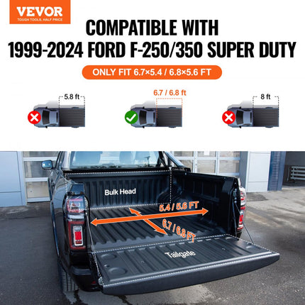 VEVOR drievoudige vrachtwagenbedovertrek Ford F-250 F-350 Super Duty