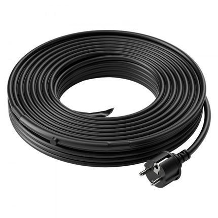 VEVOR zelfregelende verwarmingsbuiskabel 18,3m 16,4W/m vorstbeveiliging met thermostaat