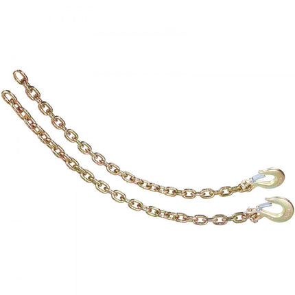 VEVOR 2x sleepketting doorstuurketting G80 transportbinderketting 3,22T 88,39cmx10mm