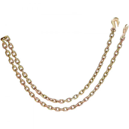 VEVOR 2x trekketting doorstuurketting G80 transportbinderketting 2.22T 316cmx8mm