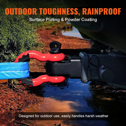 VEVOR 2 inch trekhaakbeugel D-ring bergingswagen Jeep 66000 lbs