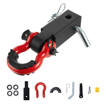 VEVOR 2 inch trekhaakbeugel D-ring bergingstruck Jeep 52.900 lbs